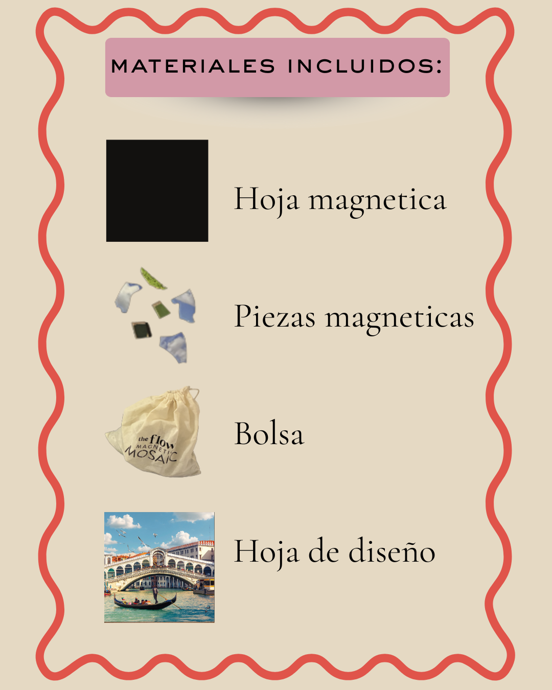 Venice travel magnetic mosaic puzzle by The Flow Brand (view 5)