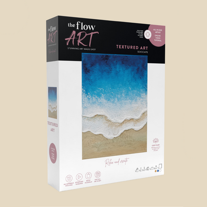 Seascape texture art painting kit by The Flow Brand (view 4)