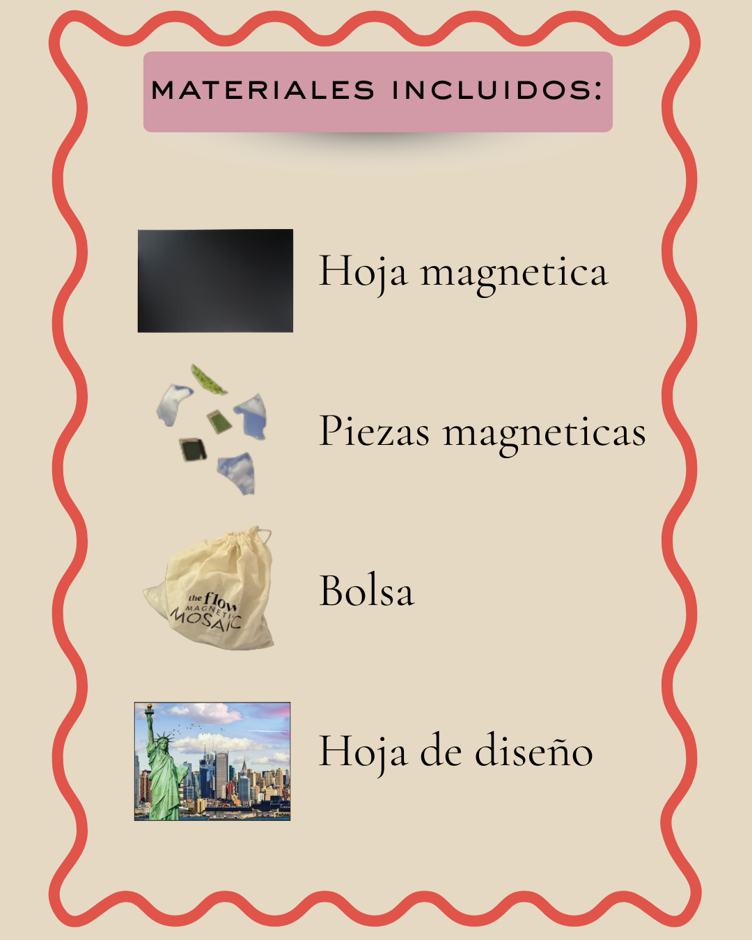 New York travel magnetic mosaic puzzle by The Flow Brand (view 5)