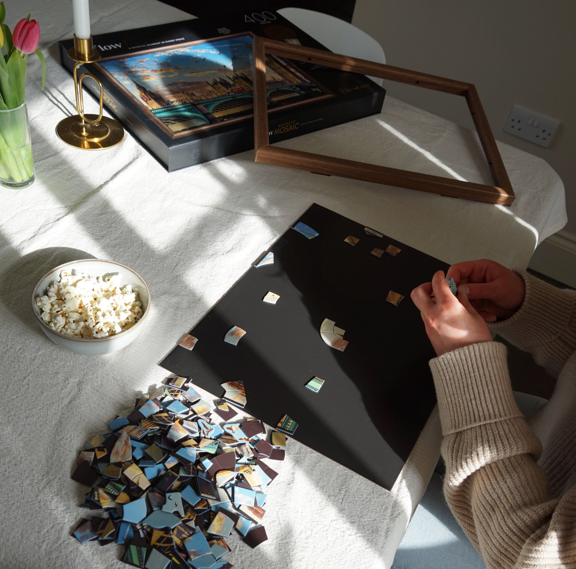 London magnetic mosaic puzzle with frame by The Flow Brand (view 4)