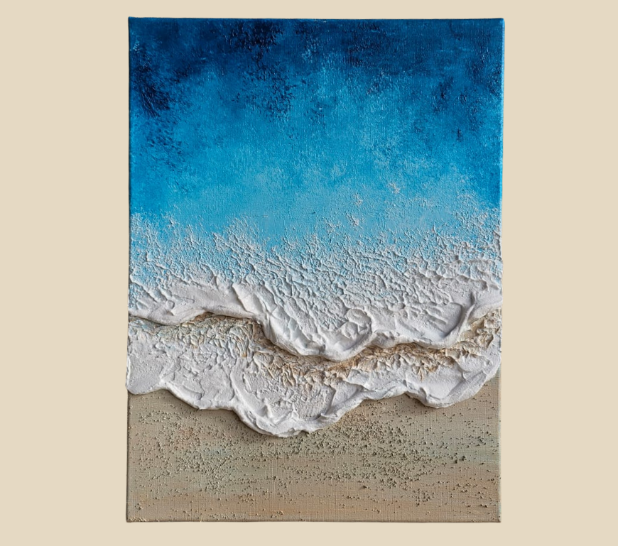Ilustración terminada de Textura oceánica